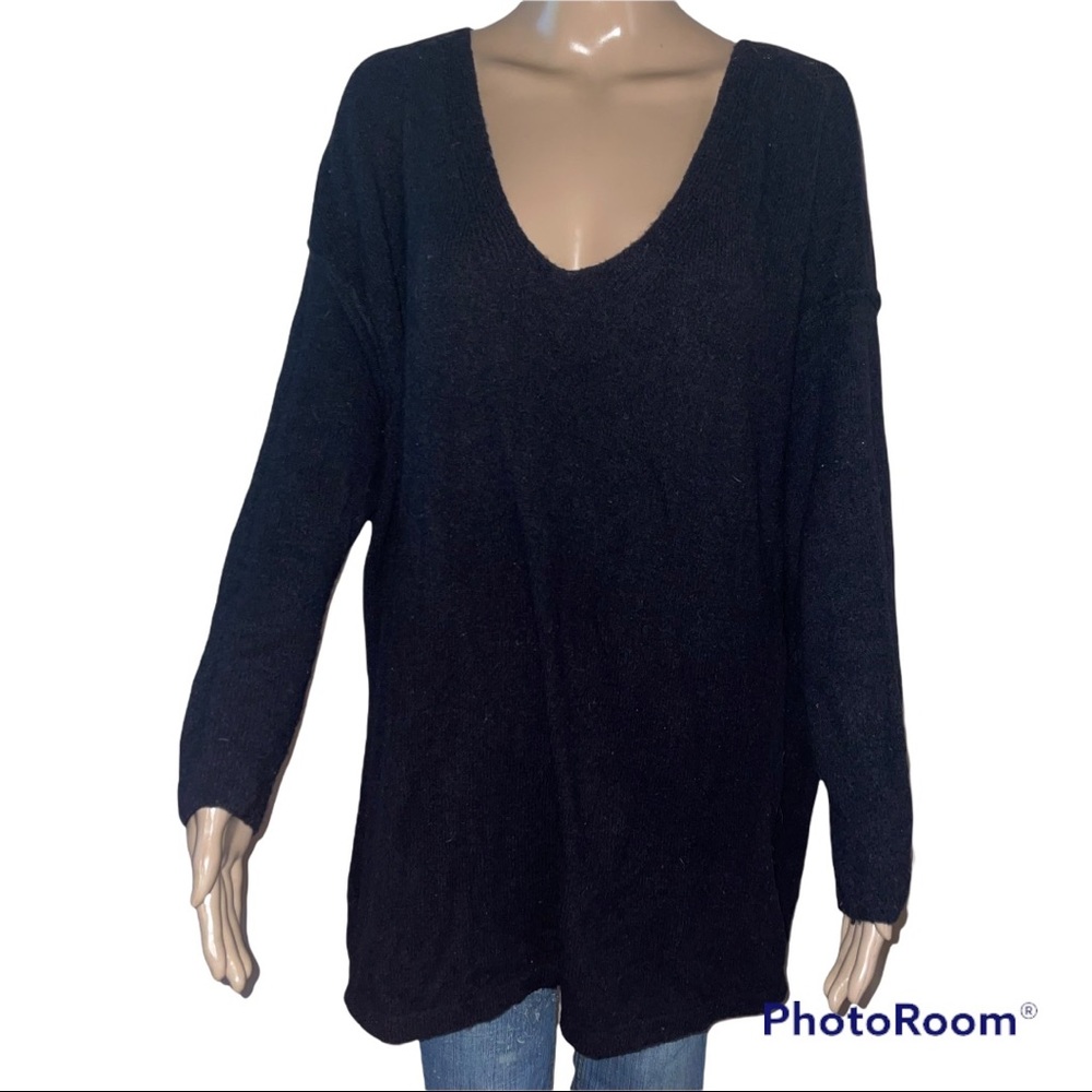 Free People wool/yak V neck sweater